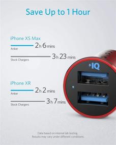 img 2 attached to 🚗 Anker Car Charger, Mini Aluminum Alloy 24W Dual USB Charger, PowerDrive 2 Alloy Car Adapter with Blue LED for iPhone 12/11/XR/Xs, iPad Pro/Air 2/Mini, Galaxy (Non-Compatible with Quick Charge)