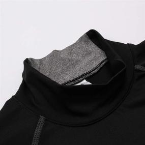 img 2 attached to Spozeal Athletic Turtleneck Compression Shirts
