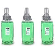 🌿 gojo botanical foam handwash, ecologo certified, 1250 ml hand soap refill pack of 3 for gojo adx-12 touch-free dispenser (8816-03, green) logo