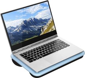 img 2 attached to 🔵 LapGear Compact Lap Desk - Alaskan Blue - Fits up to 13.3 Inch Laptops - Pack of 12 - Style No. 43003: Portable & Ergonomic Surface for Laptop Users