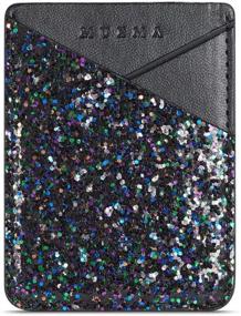 img 4 attached to Arlgseln Glitter Phone Card Holder