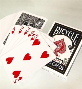 img 1 attached to 🎴 Premium Matsui Gaming Machine Bicycle Black Rider 808 Playing Cards - 4-Pack: Top-Quality Cards for Unbeatable Gaming Experience!