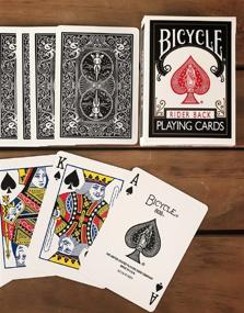 img 2 attached to 🎴 Premium Matsui Gaming Machine Bicycle Black Rider 808 Playing Cards - 4-Pack: Top-Quality Cards for Unbeatable Gaming Experience!