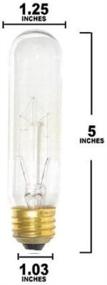 img 1 attached to 💡 40T10 FR Tubular Incandescent Pack - Long-lasting, Efficient Lighting Solution