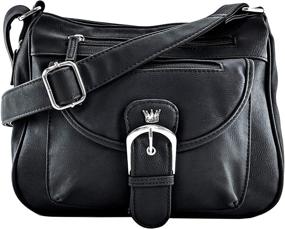 img 4 attached to 🔫 CCW Concealed Carry Handbag by Purse King - Crossbody and Shoulder Bag for Concealment