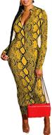 👗 xuan2xuan3 printed bodycon evening dresses: elegant women's clothing logo