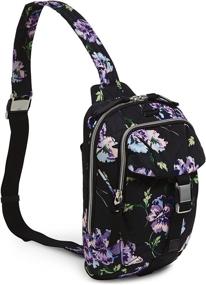 img 3 attached to 🎒 Стильный и прочный: рюкзак Vera Bradley Performance Twill Utility Sling