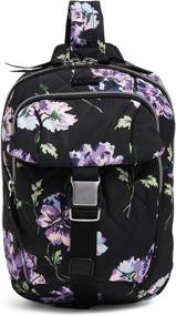 img 4 attached to 🎒 Стильный и прочный: рюкзак Vera Bradley Performance Twill Utility Sling