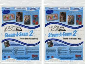 img 2 attached to Steam-A-Seam 2 Double Stick Fusible Web - 9x12 Size, Pack of 5