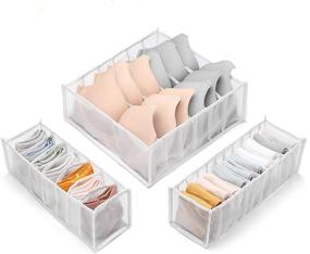 img 4 attached to Underwear Organizer Foldable Organizers Compartments