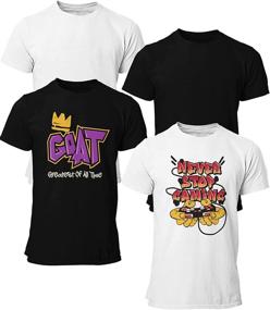 img 2 attached to BROOKLYN VERTICAL 4 Pack Sleeve T Shirt Boys' Clothing for Tops, Tees & Shirts