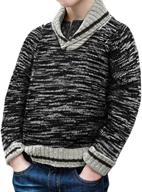 👕 stylish boyoo knitted sweater for boys: long pullovers and fashionable clothing options logo