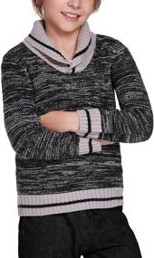 img 2 attached to 👕 Stylish Boyoo Knitted Sweater for Boys: Long Pullovers and Fashionable Clothing Options