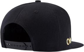 img 2 attached to Quanhaigou Cool Snapback Flat Visor Outdoor Recreation in Outdoor Clothing