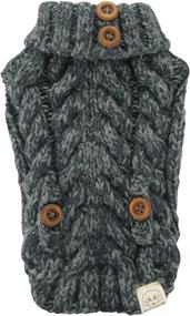 img 2 attached to FouFou Dog Aspen Sweater Charcoal