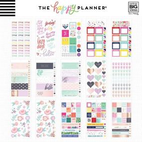 img 1 attached to 📓 me & my BIG ideas Sticker Value Pack for Mini Planner - The Happy Planner Scrapbooking Supplies - Choose Happy Theme - Multi-Color & Gold Foil - 30 Sheets, 907 Stickers