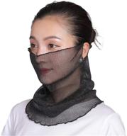 🧣 uv protection women's silk scarves balaclava face mask cover neck gaiter ideal for summer logo