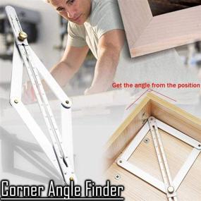 img 3 attached to Aluminium Corner Protractor for Precise Woodworking Measurement