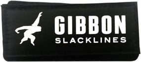 img 2 attached to 🧗 Gibbon Slacklines Slackrack Fitness Edition: Get Fit with the Grey/Blue Slackrack featuring Handgrips, Stretchband, and Workout Poster - Setup Length 2m or 3m, Line Width 50mm/2", Height 30cm