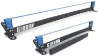 🧗 gibbon slacklines slackrack fitness edition: get fit with the grey/blue slackrack featuring handgrips, stretchband, and workout poster - setup length 2m or 3m, line width 50mm/2", height 30cm logo