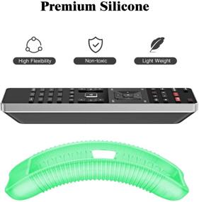 img 1 attached to 📱 Enhance Your Vizio XRT500 Remote with the Fintie Silicone Case in Green Glow in The Dark