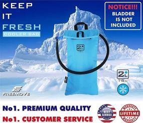 img 3 attached to 👜 FREEMOVE Cooler Bag Protective Sleeve: Keep Your 2L or 3L Hydration Water Bladder Cool and Protected