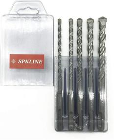 img 2 attached to 🛠️ Superior Performance: SPKLINE SDS Plus Tungsten Concrete Drill Bit for Multiple Applications