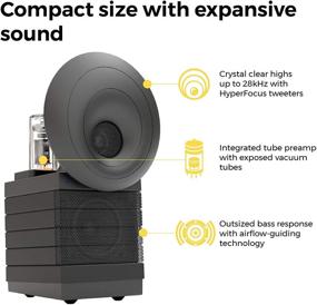 img 3 attached to 🔊 Enhance Your Audio Experience: HumanCentric Desktop Speakers with Tube Preamp and Bluetooth 5.0