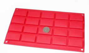 img 1 attached to X-Haibei 20-Cavity Silicone Mold: Mini Rectangular Soap & Chocolate Candy Maker - 0.5OZ per Cell