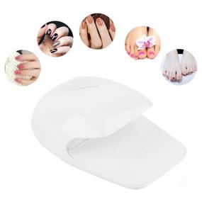 img 2 attached to 💨 Portable Nail Fan Dryer for Regular Nail Polish, Quick Dry Nail Art Polish Machine, Gel Nail Dryer Blower for Fingernail and Toenail, Battery Operated Portable Fans