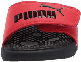img 3 attached to 👟 PUMA Unisex-Child Cool Cat Hook and Loop Slide Sandal: Stylish and Comfortable Footwear for Kids"