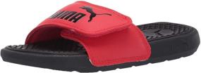 img 4 attached to 👟 PUMA Unisex-Child Cool Cat Hook and Loop Slide Sandal: Stylish and Comfortable Footwear for Kids"