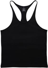 img 3 attached to 💪 Active Blue Men's Clothing: MUSCLE ALIVE Bodybuilding Stringer - Boost Your Workout!
