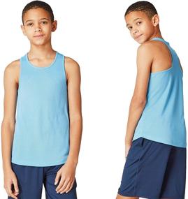 img 4 attached to 👕 Medium Boys' Clothing in Active: DEVOPS Cool Chain Workout Sleeveless