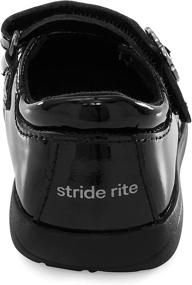 img 2 attached to Туфли и балетки Stride Rite для девочек из лакированной кожи для маленьких девочек