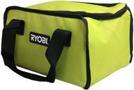 ryobi soft-sided power tool bag with cross x 🔧 stitching and zippered top - ideal for csb143lzk circular saw logo