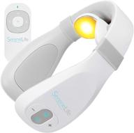 🔋 serenelife slnkmsg120: cordless rechargeable smart neck massager with heat - deep tissue therapy for men & women logo