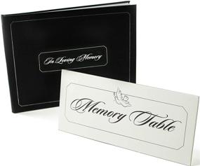 img 4 attached to 📔 Cherished Company Funeral Guest Book - Celebrating Life, Including White Memory Table Sign