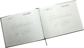 img 2 attached to 📔 Cherished Company Funeral Guest Book - Celebrating Life, Including White Memory Table Sign