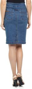 img 2 attached to Rekucci Women's Comfort Stretch Malibu Skirts - Stylish Women's Clothing