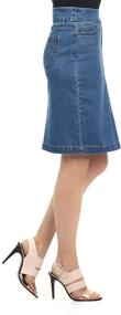 img 3 attached to Rekucci Women's Comfort Stretch Malibu Skirts - Stylish Women's Clothing