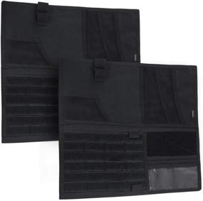 img 4 attached to 🚚 WYNEX Truck Visor Panel Organizer: Ultimate Pickup F150 Storage Solution with Sunshade Pouch