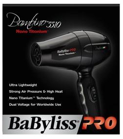 img 1 attached to BaBylissPRO Titanium Bambino Compact Dryer