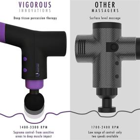 img 1 attached to 💆 VI PRO Quiet Percussion Massage Gun: Professional Deep Tissue Massager for Athletes - Portable & Powerful Handheld for Whole Body Therapy & Recovery