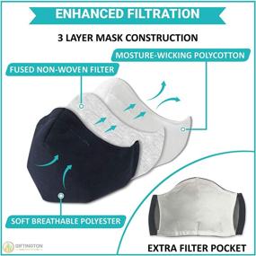 img 2 attached to 🌬️ Adjustable Non-Woven American Filter for Effective Dust Protection