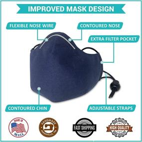 img 3 attached to 🌬️ Adjustable Non-Woven American Filter for Effective Dust Protection