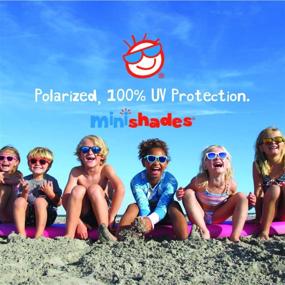 img 3 attached to 🕶️ Minishades Polarized Classic Kids Sunglasses: Grape Jelly Frame & Polarized Grey Lens - Stylish Eye Protection for Children