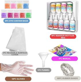 img 3 attached to Desire Deluxe Tie Dye Kit: Vibrant 9-Piece Paint Colours Ink Set for Fabric & Clothes – Fun Craft Activity for Adults & Kids