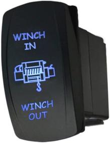 img 3 attached to Waterproof Rocker Switch with Blue LED for Winch and Light Control - 7Pin SPDT (ON) OFF (ON)