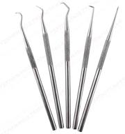 🔧 jc performance – 5pc solid stainless steel probe picks for easy removal of a/c o-ring compression fittings and gaskets logo